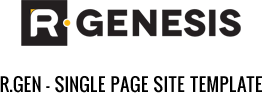 R.Gen – Single Page Site Template